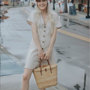 ASOS linen dress